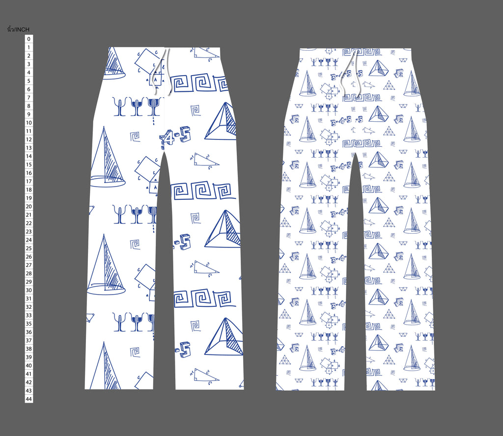3-4-5 Pythagorean Pajama Pant