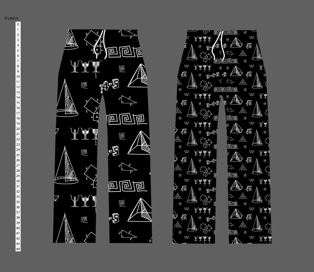 3-4-5 Pythagorean Pajama Pant