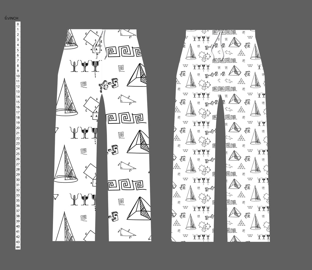 3-4-5 Pythagorean Pajama Pant