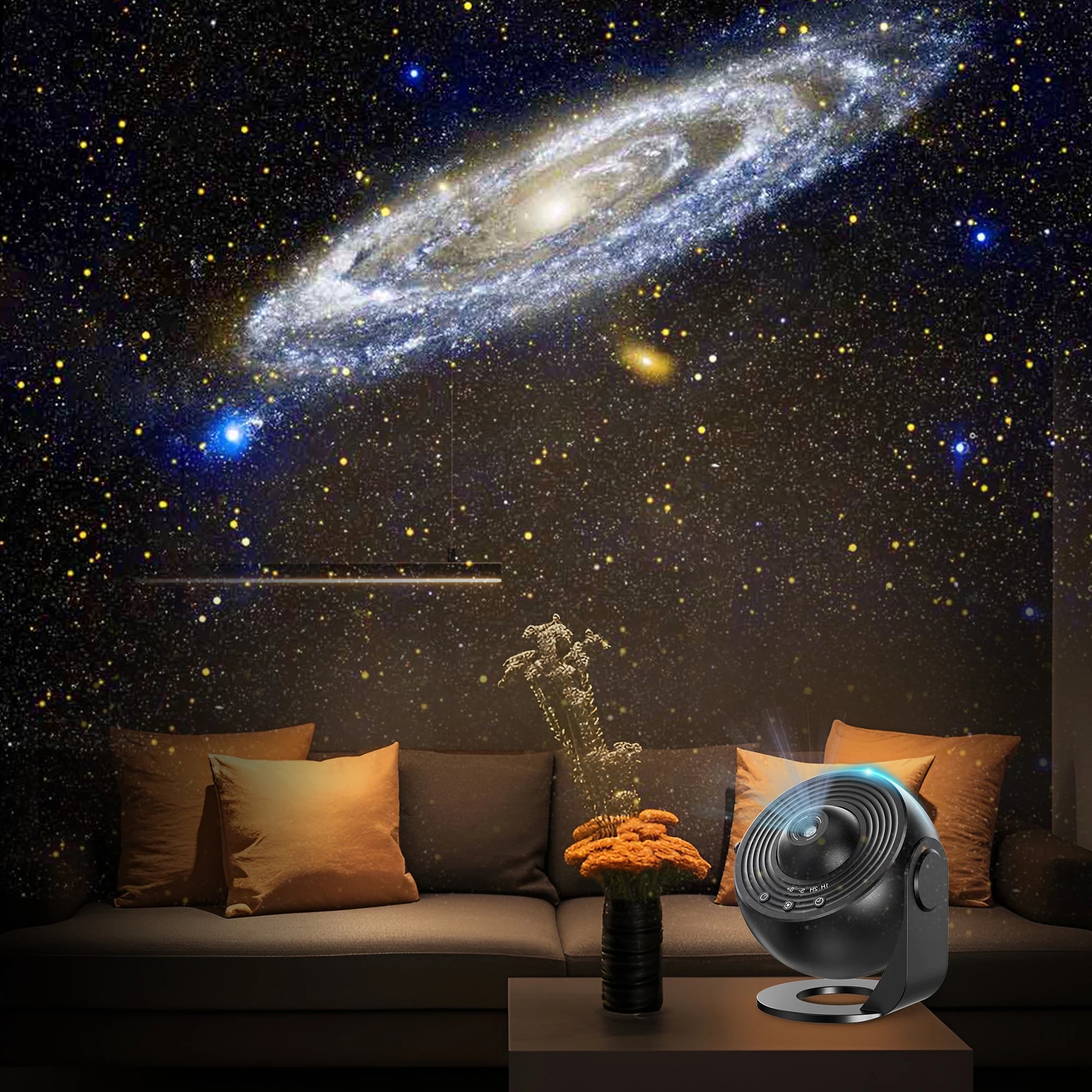 3-4-5 Star Galaxy Projector